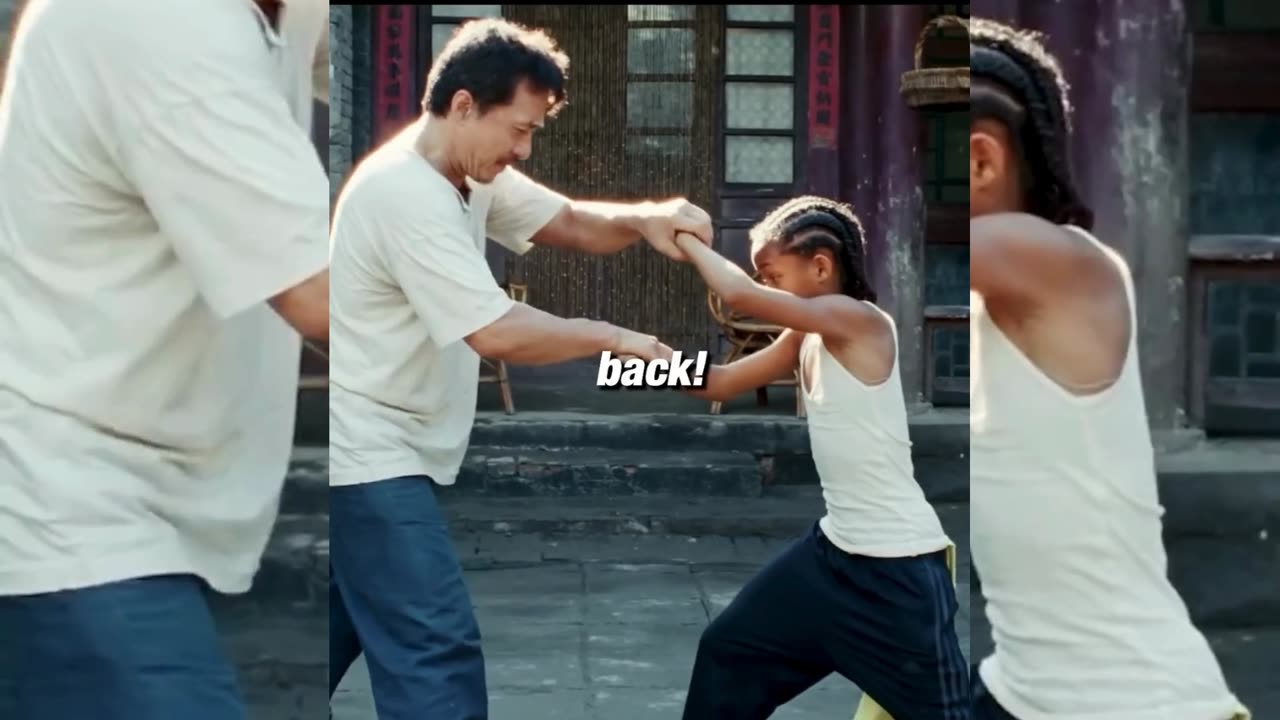 He hung and dropped his jacket 1000 times to master Kung Fu😮 #movie #series