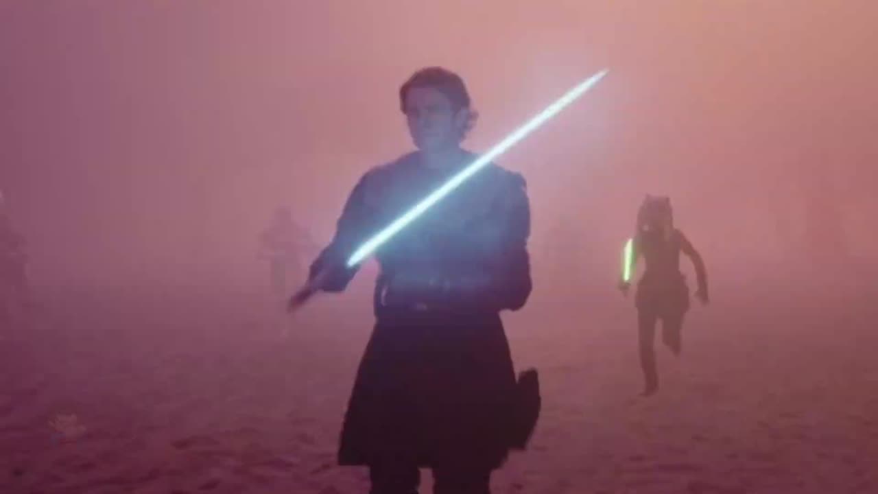 Anakin Trains Young Ahsoka How to Fight in Clone Wars Battle Live Action Episode 5 Kid Baby