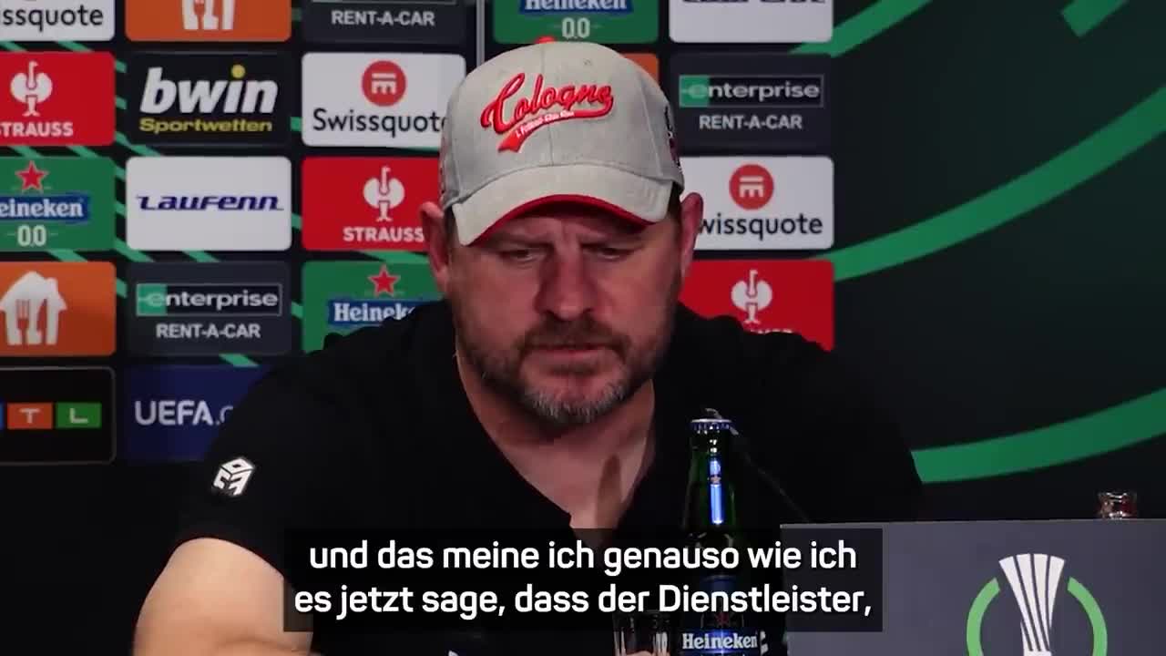 Steffen Baumgart mit legendärem Rant gegen die UEFA _ 1. FC Köln