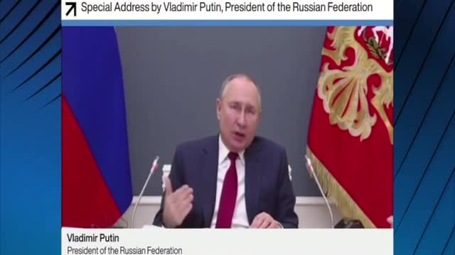 Vladimir Putin at the World Economic Forum (WEF) Davos Agenda 2021