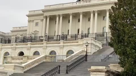 Capitol fence goes up ahead of Biden’s State of the Union.