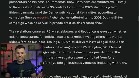 Robert Gouveia Esq. - Whistleblower Prosecutors DONATED to BIDEN