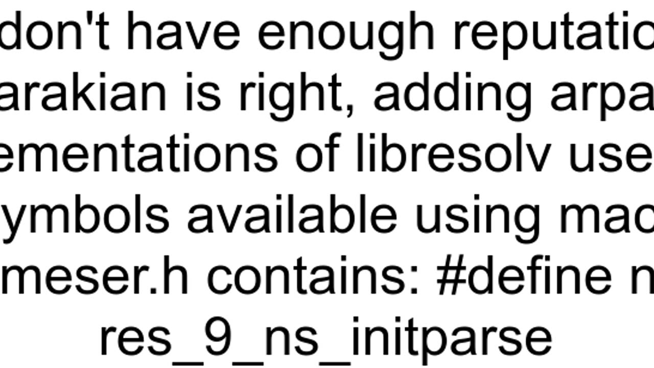 linker error for ns_initparse