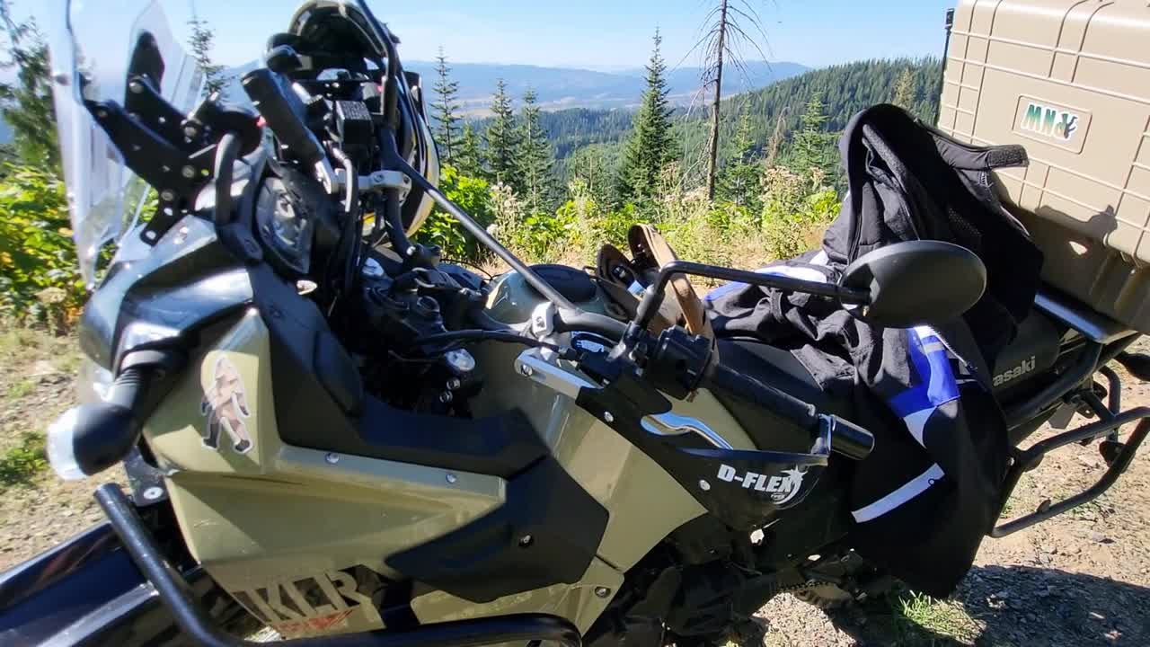 2022 KLR 650 new tires and gear!