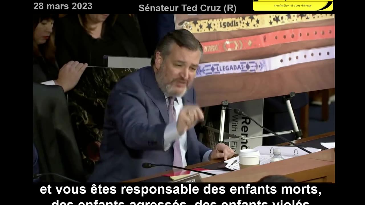 CHILD TRAFFICKING 🇺🇸 Republican Senator Ted Cruz rages against HSS Alejandro Mayorkas