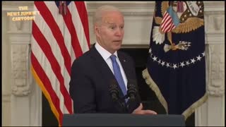 Joe Biden In Middle of the Speech