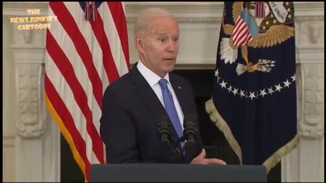 Joe Biden In Middle of the Speech