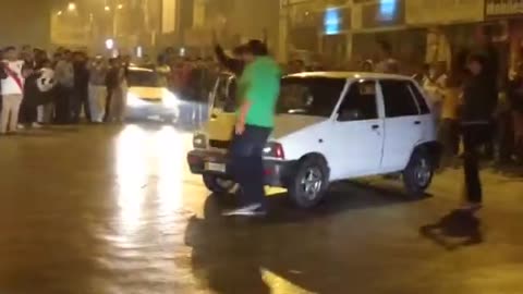 young boy drifting in mehran