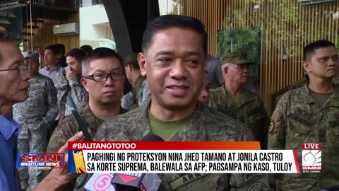 Paghingi ng proteksyon nina Jhed Tamano at Jonila Castro sa korte suprema, balewala sa AFP