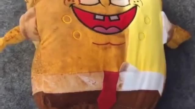 Spongebob looking clean now- satisfactory cleaning