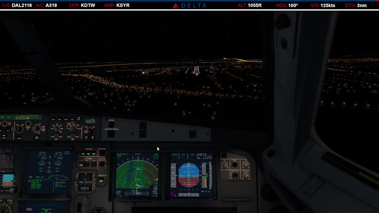 Landing in Syracuse