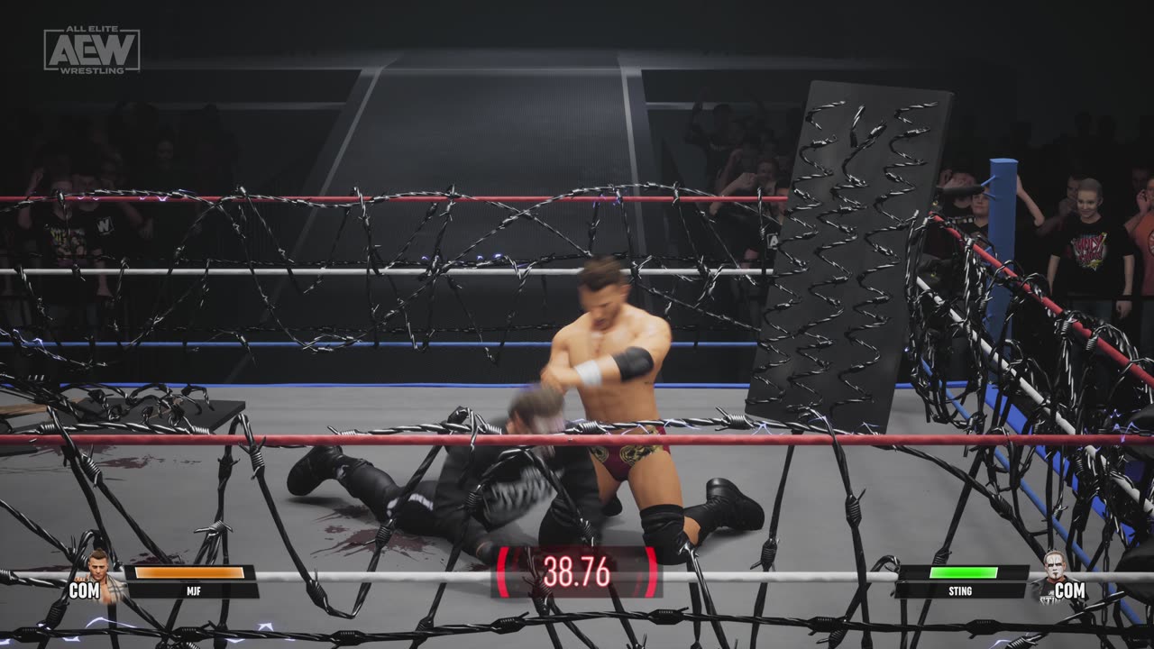 MATCH 120 MJF VS STING WITH COMMENTARY