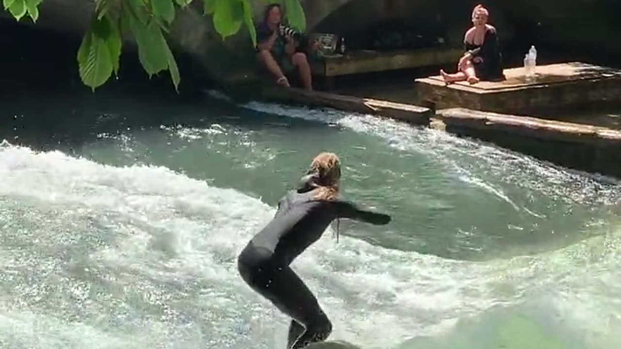 Surfing 🌊 lady watch till end : OMG😱