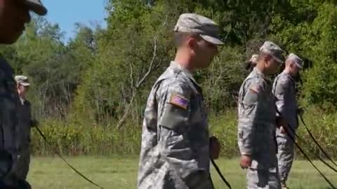 The army dog training