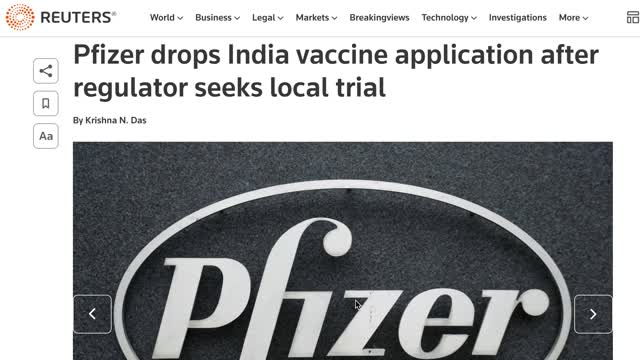 Pfizer can be stopped