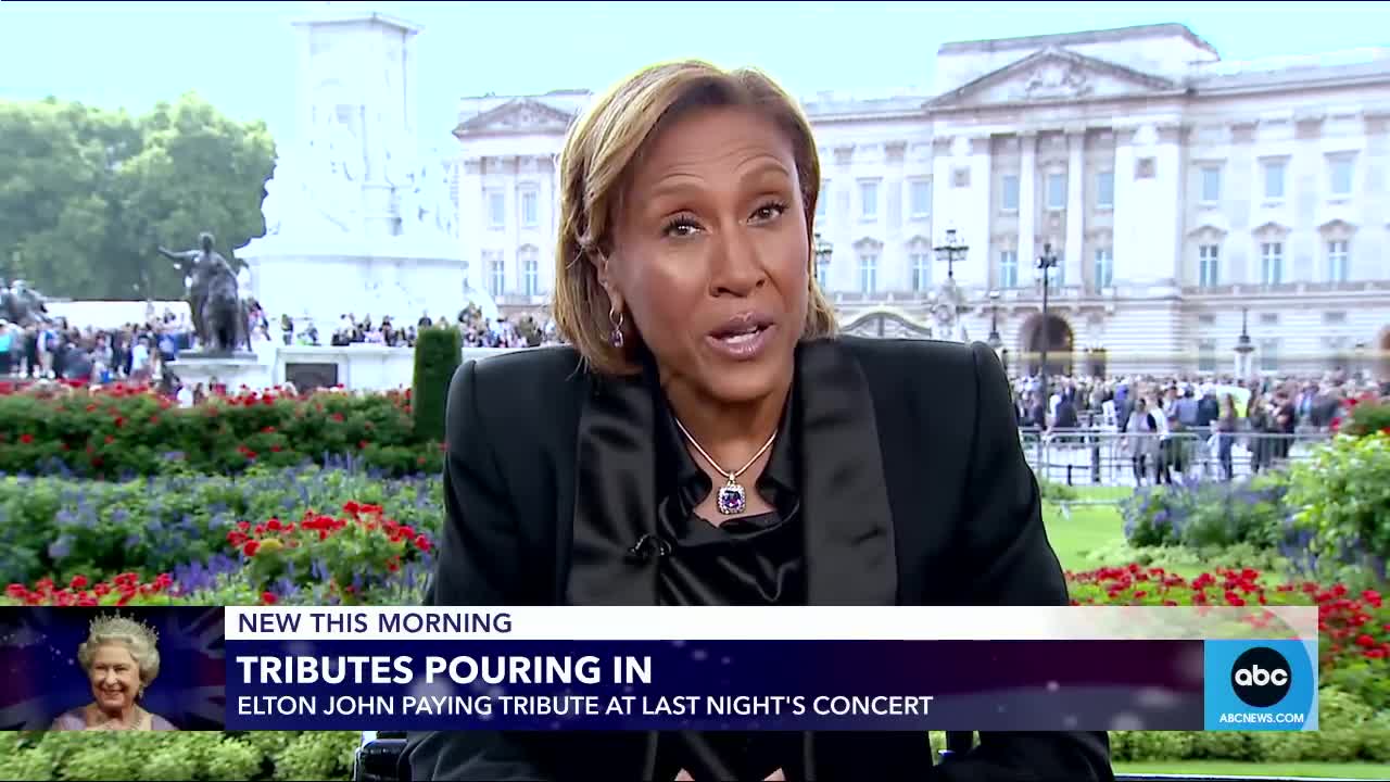 Sir Elton John pays tribute to Queen Elizabeth II l GMA