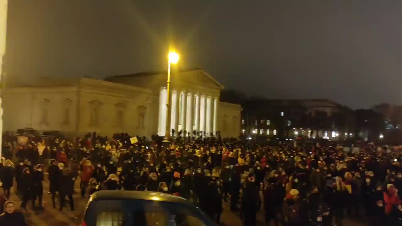 Protest against compulsory vaccination in Munich, Germany