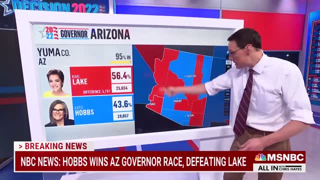 Katie Hobbs Defeats Kari Lake To Win Arizona Governor's Race,NBC News Projects