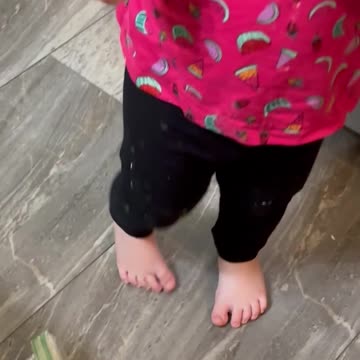 Caught her red handed!