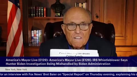 America's Mayor Live (E129): IRS Whistleblower Says Hunter Biden Investigation Being Mishandled