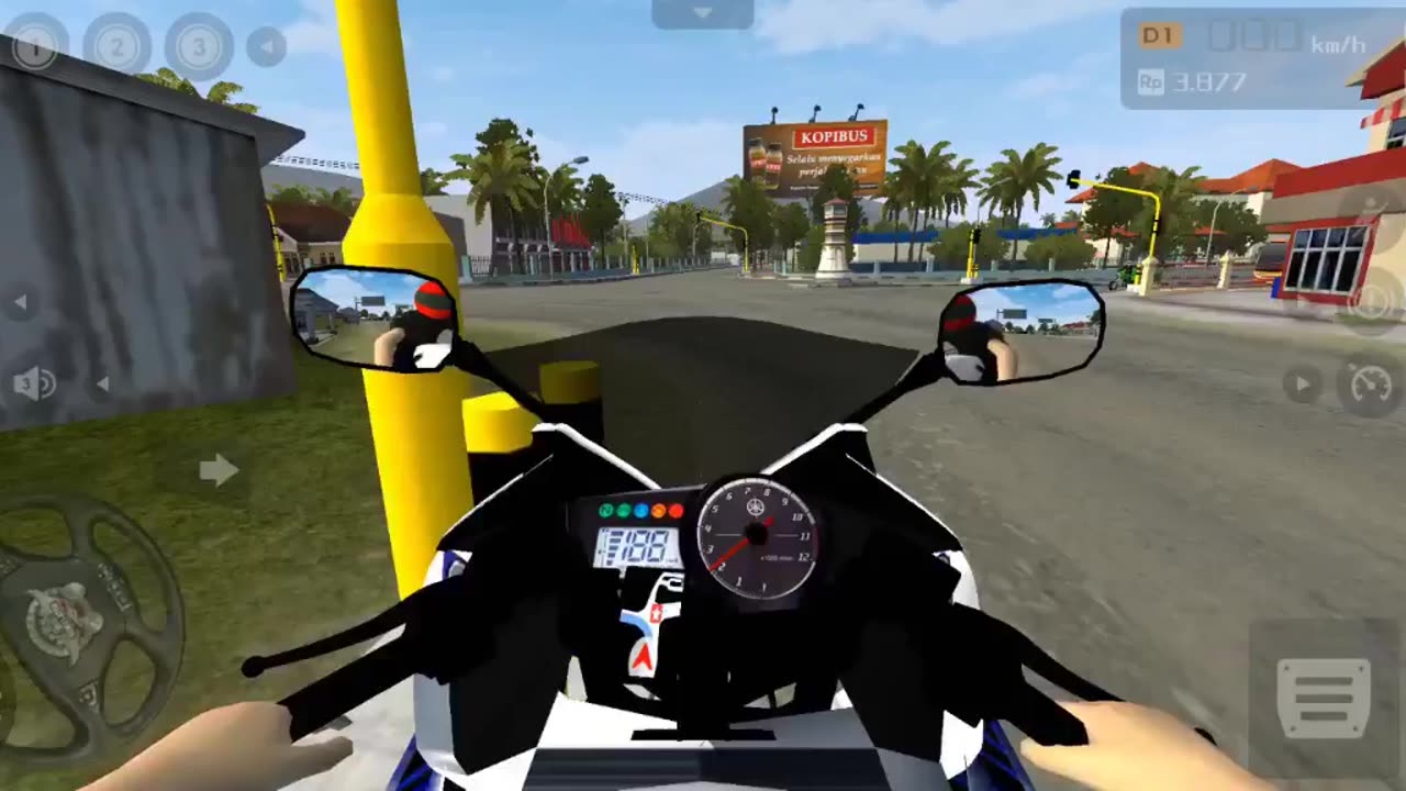 Bus Simulator Indonesia Bike Mod Driving Gameplay