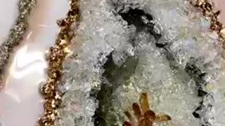 3D Resin Geode Art Work