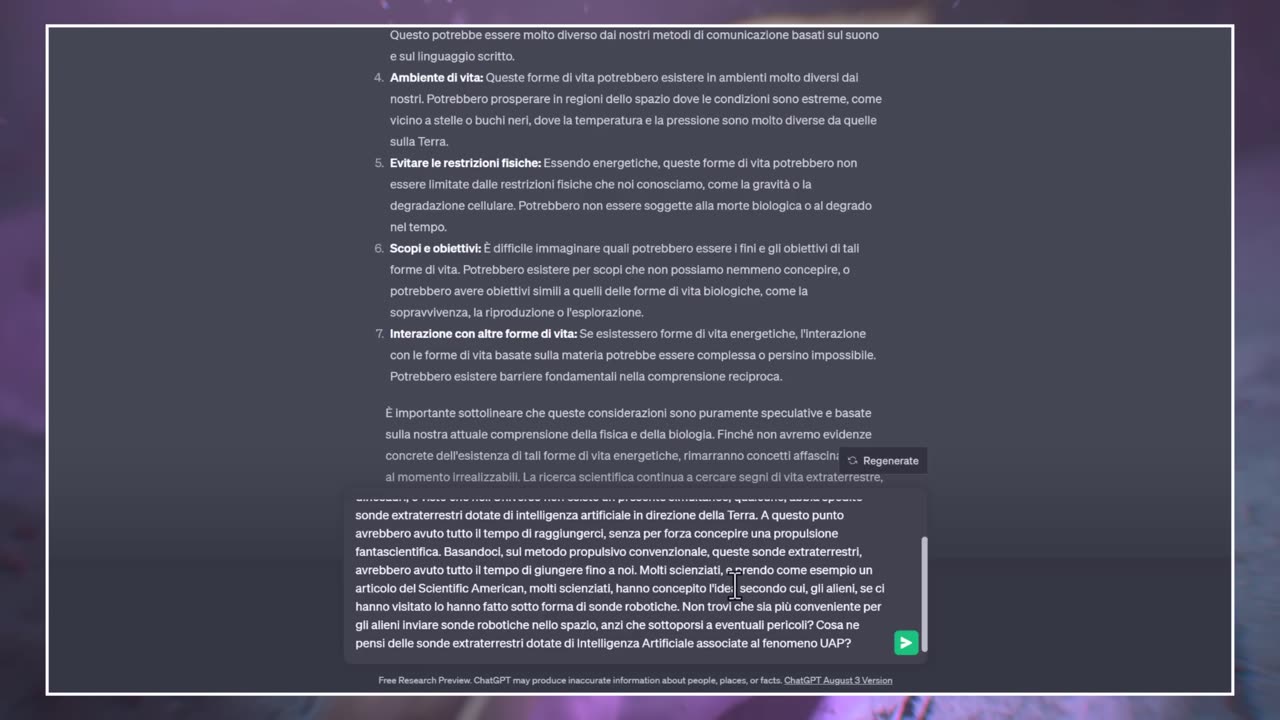 Parlo di alieni e UFO con il programma d'Intelligenza Artificiale(AI),la Chat GPT OpenAI DOCUMENTARIO domande e risposte,alieni e UFO che non sono mai esistiti,gli chiedo pure di Atlantide se esiste per vedere cosa risponde alla cazzate massoniche