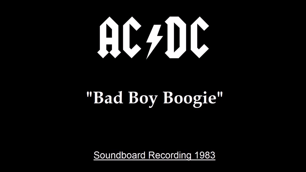 AC-DC - Bad Boy Boogie (Live in Houston, Texas 1983) Soundboard
