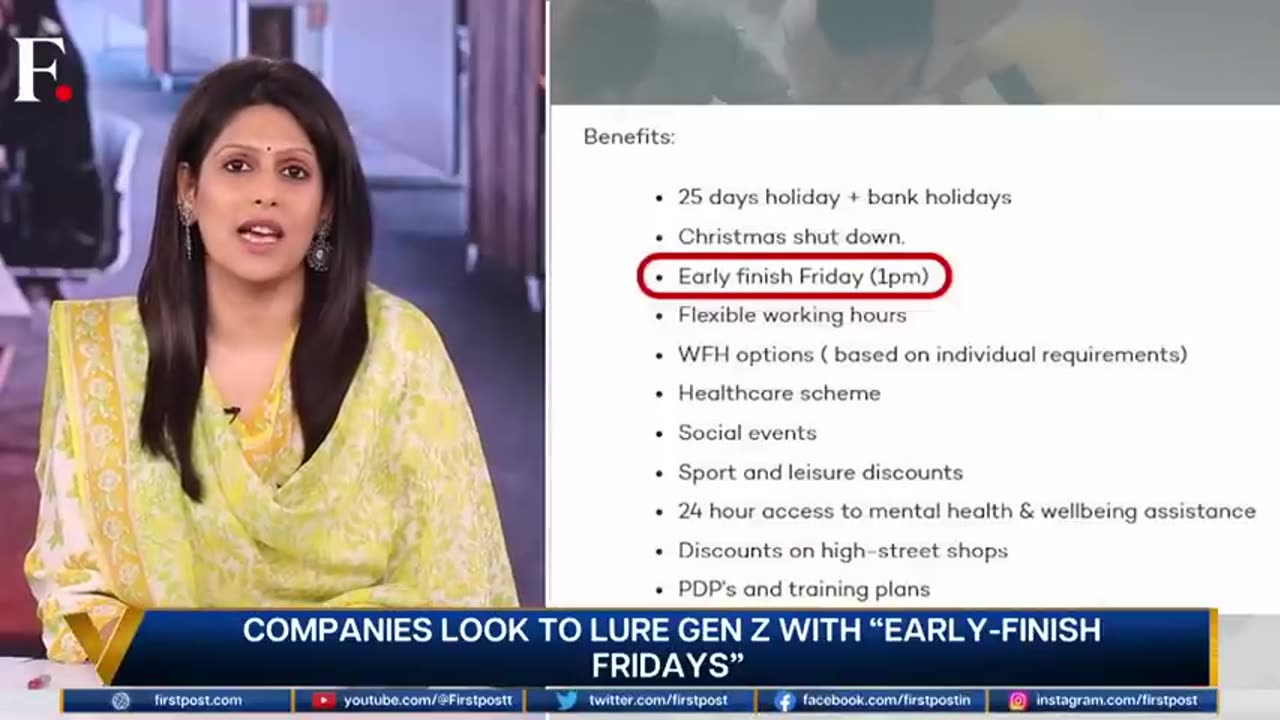 UK Companies Lure Employees with "Early-Finish Fridays" Perk | Vantage with Palki Sharma