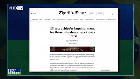 Brazil is planning to mandate vaccines.