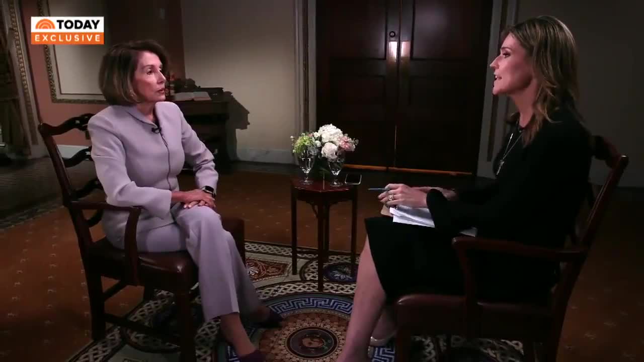Pelosi doesn't rule out possibility of indicting a sitting president