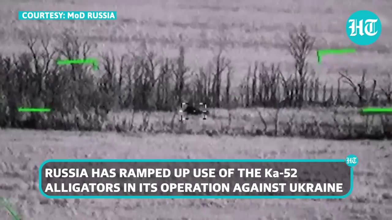 Russia’s Deadly Ka-52 In Action, Blows Up Ukraine’s Armoured Vehicles In Donetsk | Waatch