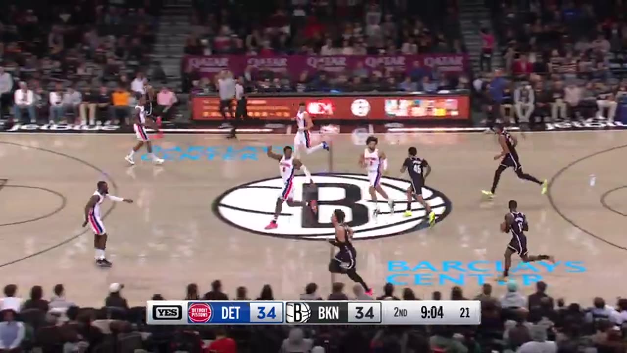 NBA Brooklyn Nets vs Detroit Pistons 03/11/24