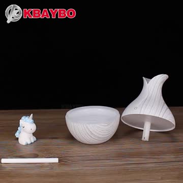 KBAYBO 130ml mini USB aroma diffuser electric humidifier ultrasonic wood grain air humidifier