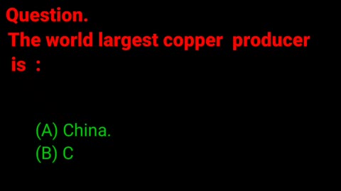 knowledge about the copper producer