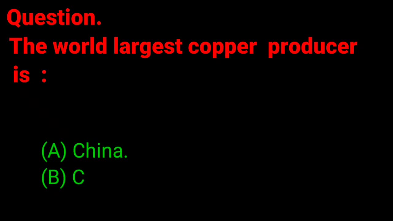 knowledge about the copper producer