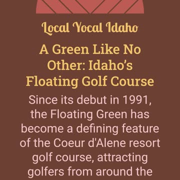 The Floating Green: A Golfing Enigma in Idaho