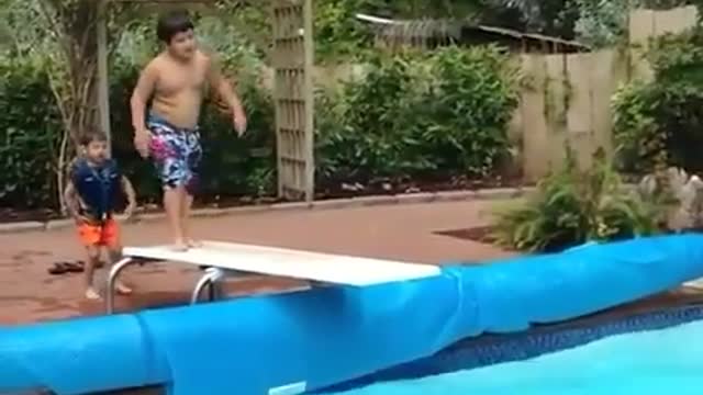 A unique way to dive