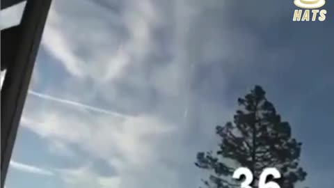 Chemtrail sky time lapse