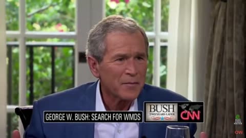 No one ever paid for the WMD lie. Bush says he is responsible.