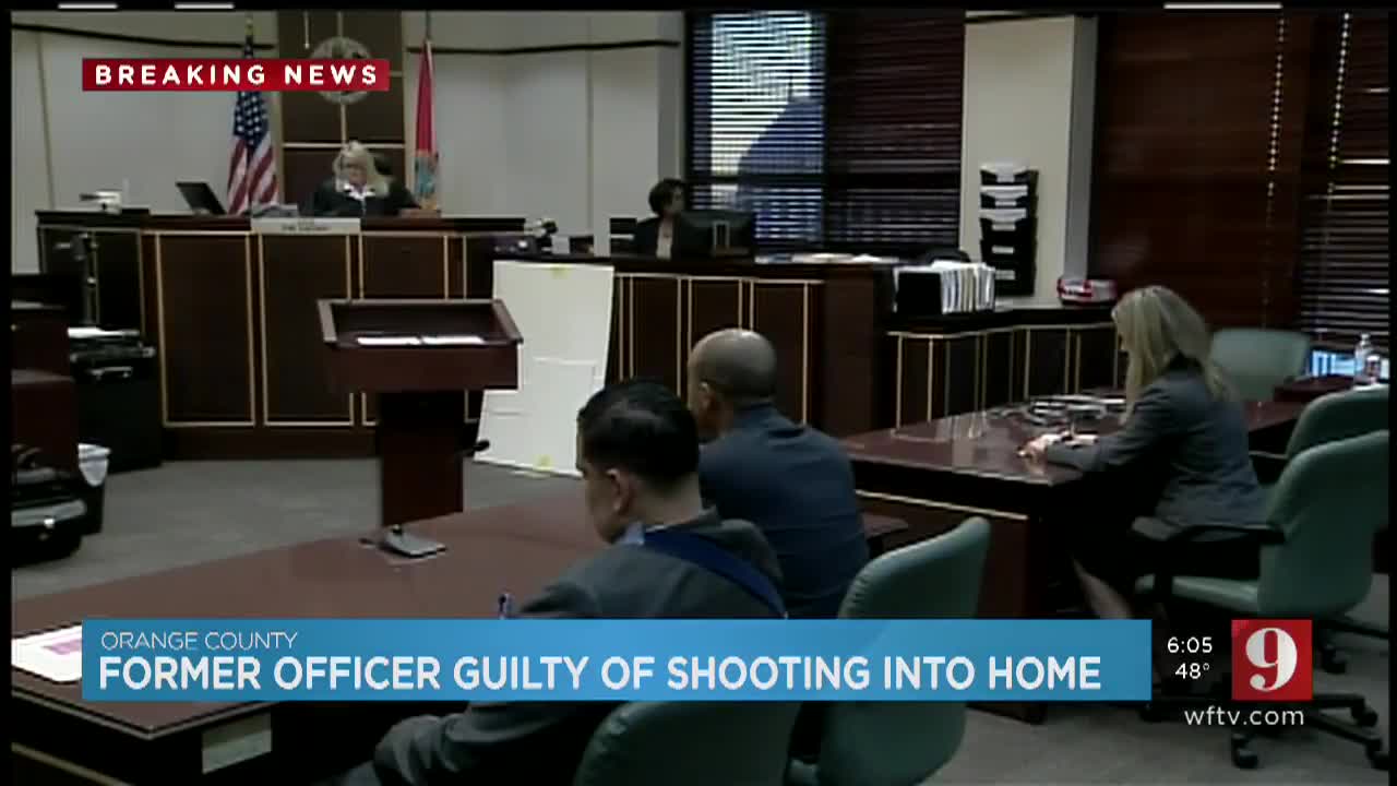 Video: Ocoee police officer found guilty of shooting into wrong home