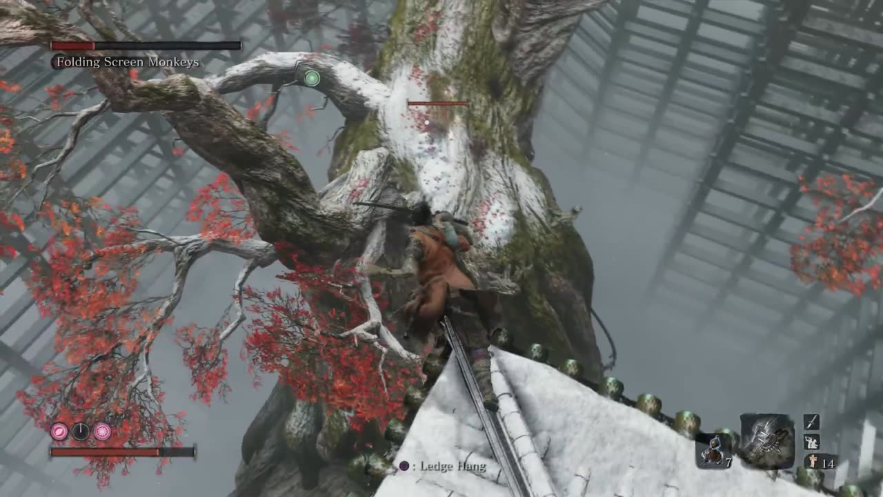 Sekiro Shadows Die Twice Folding Screen Monkeys Boss Fight