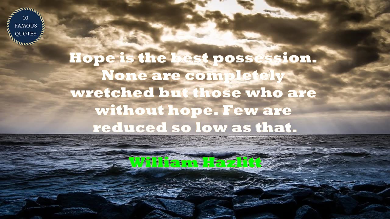 10 famous quotes about hope | Part 77