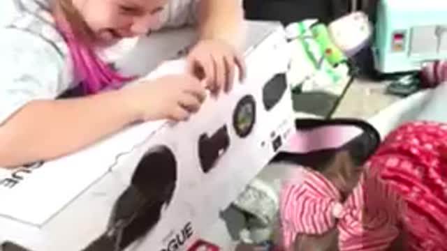 Grandma freaks out over Christmas present!