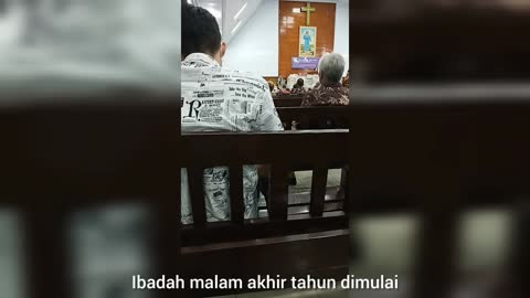 Ibadah Malam Perpisahan Tahun 2022
