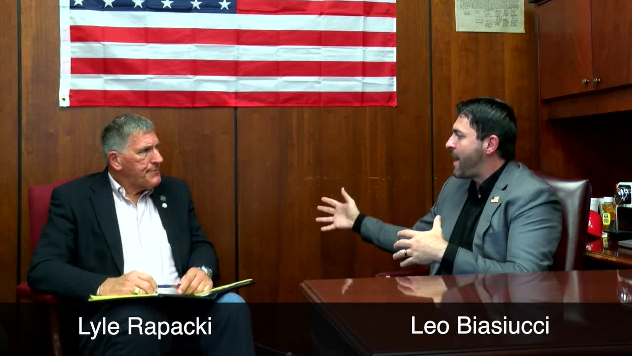 Lyle Rapacki Interviews Az. State Rep. Leon Biasiucci