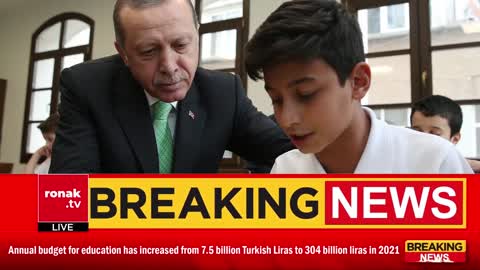 Biggest share of 2023 budget goes to education by Erdoğan in Turkey | Highlights | Ronak TV | News