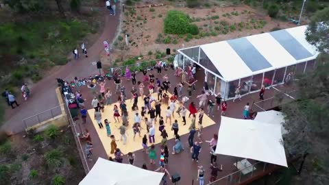 Ecstatic dancing in the forest with The Liberators