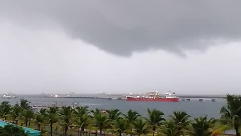 Malaysian Sea rain