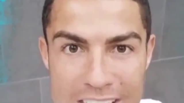 Cristiano Ronaldo's greeting